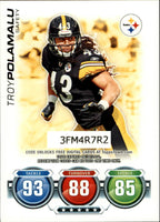 Troy Polamalu 2010 Topps Attax Code Card Series Mint Card
