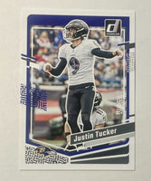 Justin Tucker 2023 Donruss Series Mint Card #22
