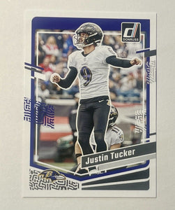 Justin Tucker 2023 Donruss Series Mint Card #22