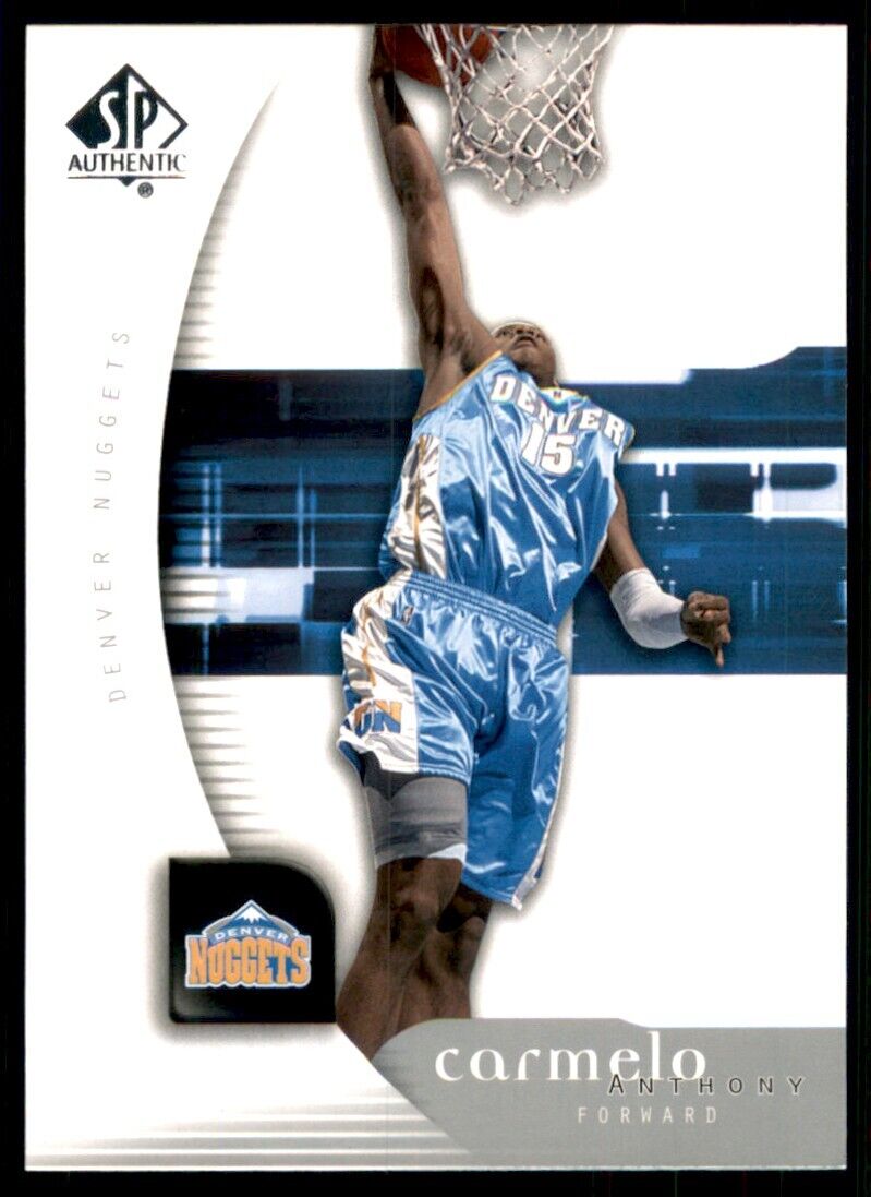 Carmelo Anthony 2005 2006 Upper Deck SP Authentic Series Mint Card #20