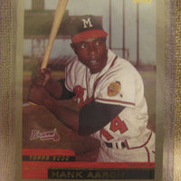 Hank Aaron 1999 Topps 2000 OVERSIZE Series Mint Card #2