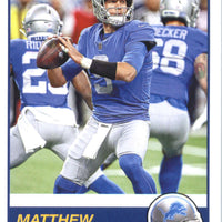 Matthew Stafford 2019 Panini Score Series Mint Card #213