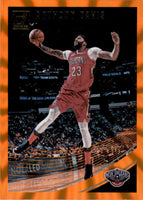 Anthony Davis 2018 2019 Panini Donruss Holo Orange Laser Series Mint Card #47
