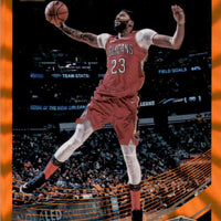 Anthony Davis 2018 2019 Panini Donruss Holo Orange Laser Series Mint Card #47