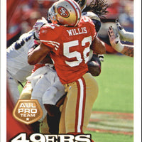 Patrick Willis 2010 Topps Series Mint Card #405