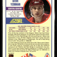 Steve Yzerman 1990 1991 Score Card #3