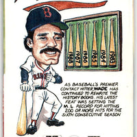 Wade Boggs 1990 Collect-A-Book Series Mint Card