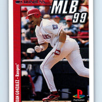 Juan Gonzalez 1998 Donruss PlayStation MLB '99 Sweepstakes Series Mint Card #16