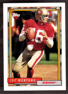 Joe Montana 1992 Topps Series Mint Card #719