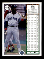 Jim Rice 1989 Upper Deck Series Mint Card #413
