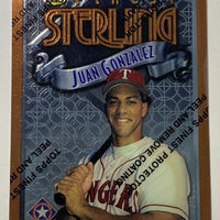 Juan Gonzalez 1996 Topps Finest Sterling Series Mint Card #253