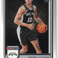 Jeremy Sochan 2022 2023 Panini Hoops Basketball Series Mint Rookie Card #239