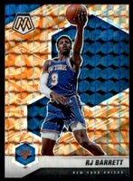 RJ Barrett 2020 2021 Mosaic Orange Reactive Prizm Series Mint Card #68
