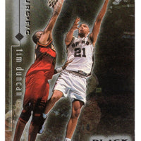 Tim Duncan 1998 1999 Upper Deck Black Diamond Series Mint Card #76