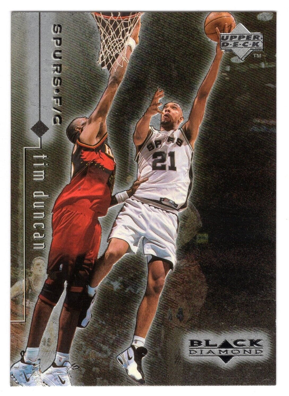 Tim Duncan 1998 1999 Upper Deck Black Diamond Series Mint Card #76