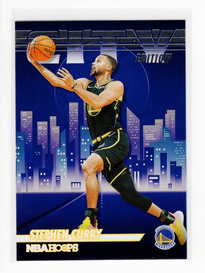 2021-22 NBA Hoops STEPHEN CURRY Golden State Warriors City Edition