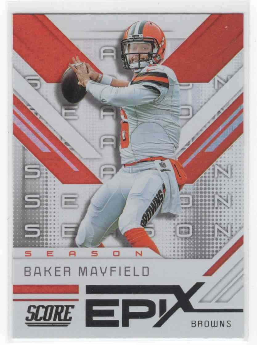 Baker Mayfield 2019 Score Epix Season Series Mint Card #ES-10