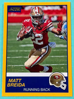 Matt Breida 2019 Score GOLD Series Mint Card #306
