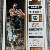 Jayson Tatum 2022 2023 Panini Contenders Game Ticket Bronze Series Mint Card #10