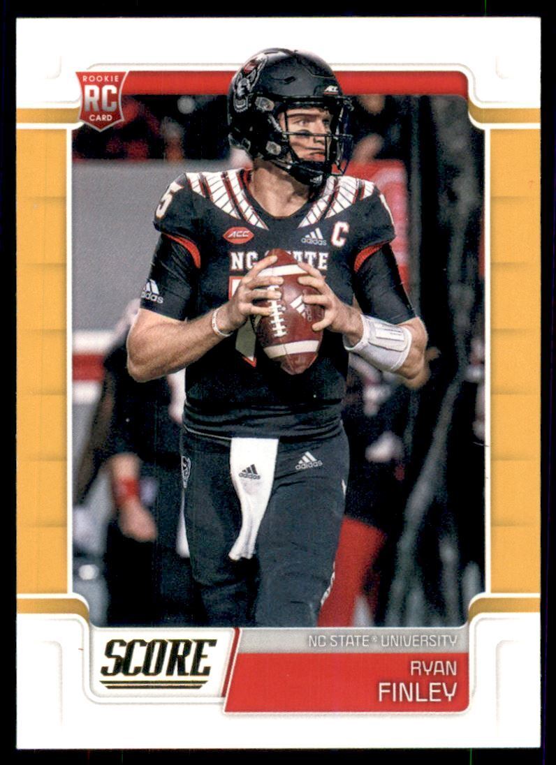 Ryan Finley 2019 Score Gold Parallel Series Mint Rookie Card #335