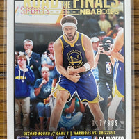 Klay Thompson 2022 2023 NBA Hoops Road to the Finals Second Round Series Mint Card #45  Only 999 Made