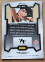 Tim Duncan 2024 Panini Prizm Draft Picks Series Mint Card #63

