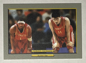 Tracy McGrady and Yao Ming 2006 2007 Topps Turkey Red Series Mint Checklist Card #254