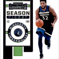 Karl-Anthony Towns 2019 2020 Panini Contenders Series Mint Card #54