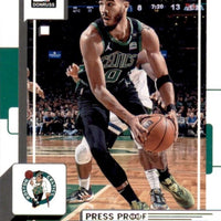 Jayson Tatum 2022 2023 Panini Donruss Press Proof Silver Series Mint Card #1