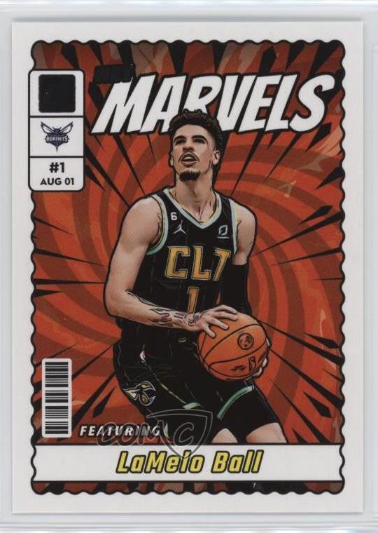 LaMelo Ball 2023 2024 Panini Donruss  Net Marvels Series Mint Card #13