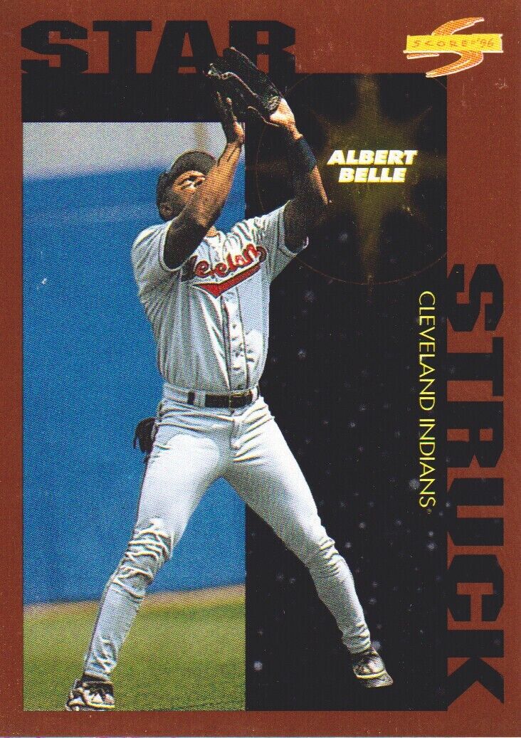 Albert Belle 1996 Score Baseball Dugout Collection Series Mint Card #104