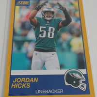 Jordan Hicks 2019 Score GOLD Series Mint Card #184