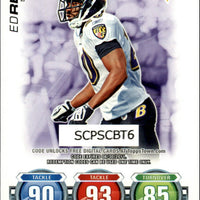 Ed Reed 2010 Topps Attax Code Card Series Mint Card