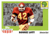 Ronnie Lott 2005 Topps All American Series Mint Card #52
