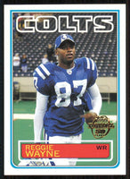 Reggie Wayne 2005 Topps Throwback Series Mint Card #TB28
