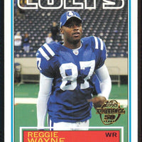 Reggie Wayne 2005 Topps Throwback Series Mint Card #TB28