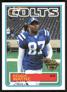 Reggie Wayne 2005 Topps Throwback Series Mint Card #TB28