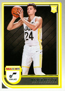 Walker Kessler 2022 2023 Panini Hoops Basketball Series Mint Rookie Card #252