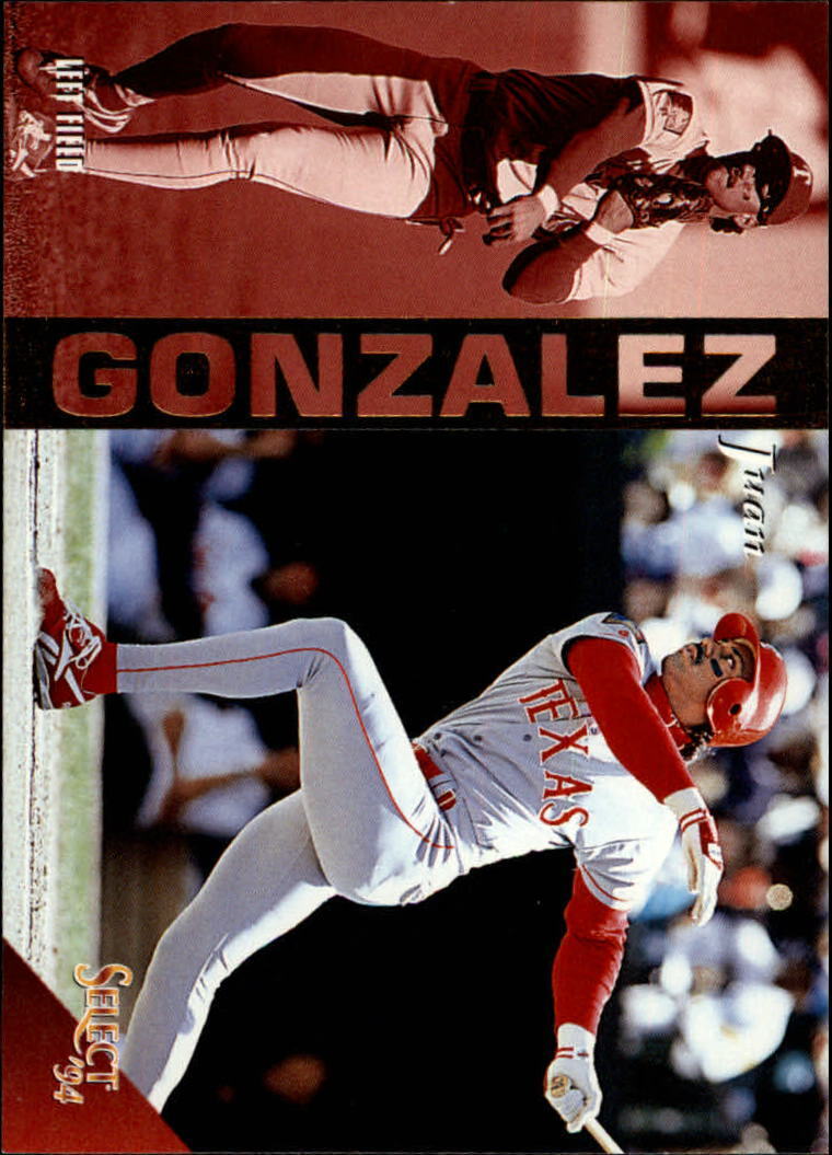 Juan Gonzalez 1994 Select Series Mint Card #212