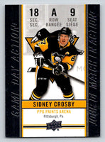 Sidney Crosby 2018 2019 Upper Deck Tim Hortons Game Day Action Card #GDA9
