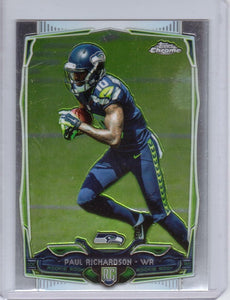 Paul Richardson 2014 Topps Chrome Series Mint Rookie Card #219