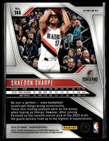 Shaedon Sharpe 2024 2025 Panini Prizm Series Mint Card #144
