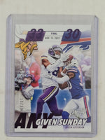 Justin Jefferson 2023 Panini Prestige Any Given Sunday Purple Series Mint Insert Card #AGS-10
