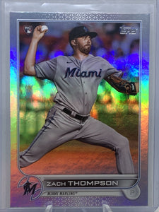 Zach Thompson 2022 Topps Silver Foil Series Mint Rookie Card #227