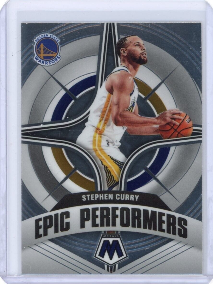 Stephen Curry 2021 2022 Panini Mosaic Epic Performers Mint Card #7