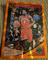 Kyle Lowry 2018 2019 Panini Donruss Holo Orange Laser Series Mint Card #3
