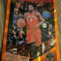 Kyle Lowry 2018 2019 Panini Donruss Holo Orange Laser Series Mint Card #3