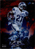 Reggie Bush 2014 Topps Fire Flame Foil Series Mint Card #82
