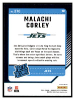 Malachi Corley 2024 Donruss Optic Purple Shock Series Mint Rookie Card #270
