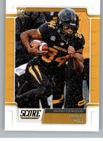 Emanuel Hall 2019 Score Gold Parallel Series Mint Rookie Card #414
